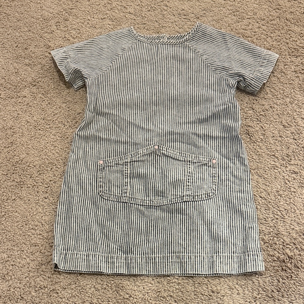 Gymboree Black and White Striped Casual Dress